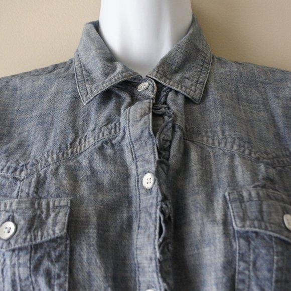 GAP chambray shirt size M - Picture 3 of 11